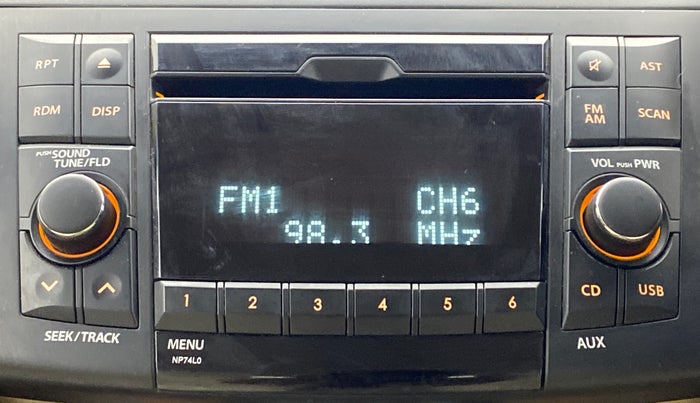 2013 Maruti Swift Dzire ZXI 1.2 BS IV, Petrol, Manual, 46,749 km, Infotainment System