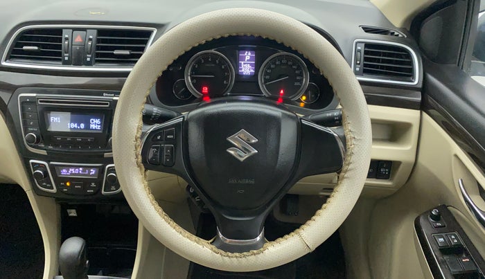 2018 Maruti Ciaz ZETA 1.4  AT PETROL, Petrol, Automatic, 64,686 km, Steering Wheel Close Up