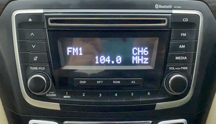 2018 Maruti Ciaz ZETA 1.4  AT PETROL, Petrol, Automatic, 64,686 km, Infotainment System