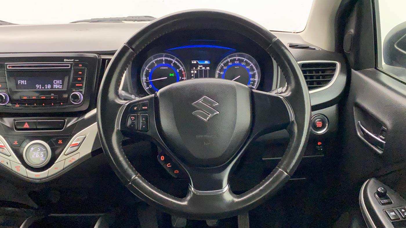 2016 Maruti Baleno ZETA PETROL 1.2, Petrol, Manual, 40,779 km, Steering Wheel Close Up