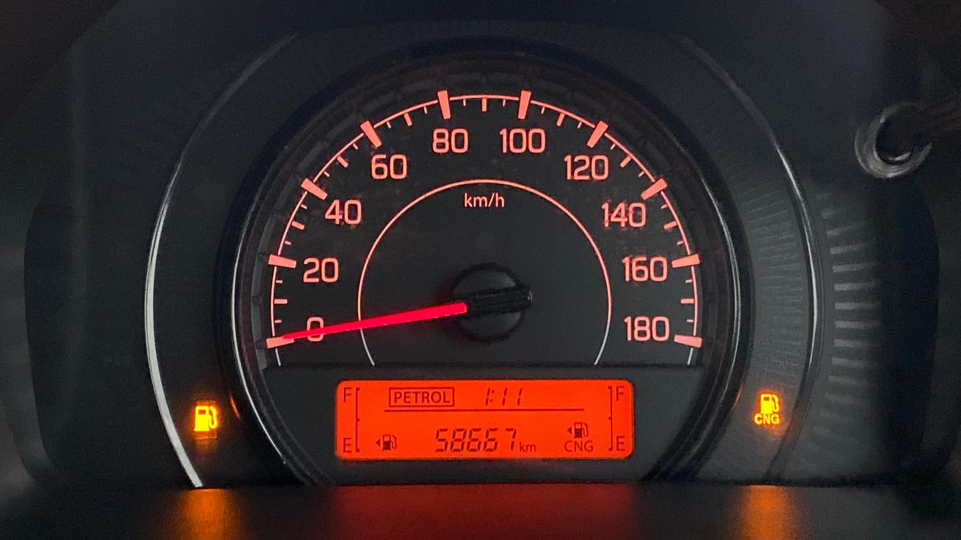 2020 Maruti New Wagon-R LXI CNG 1.0 L, CNG, Manual, 58,702 km, Odometer Image