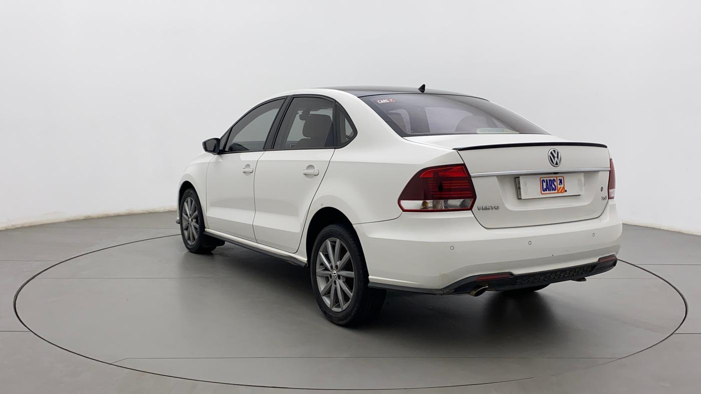 2019 Volkswagen Vento HIGHLINE PLUS 1.2 AT 16 ALLOY, Petrol, Automatic, 67,845 km, Left Back Diagonal