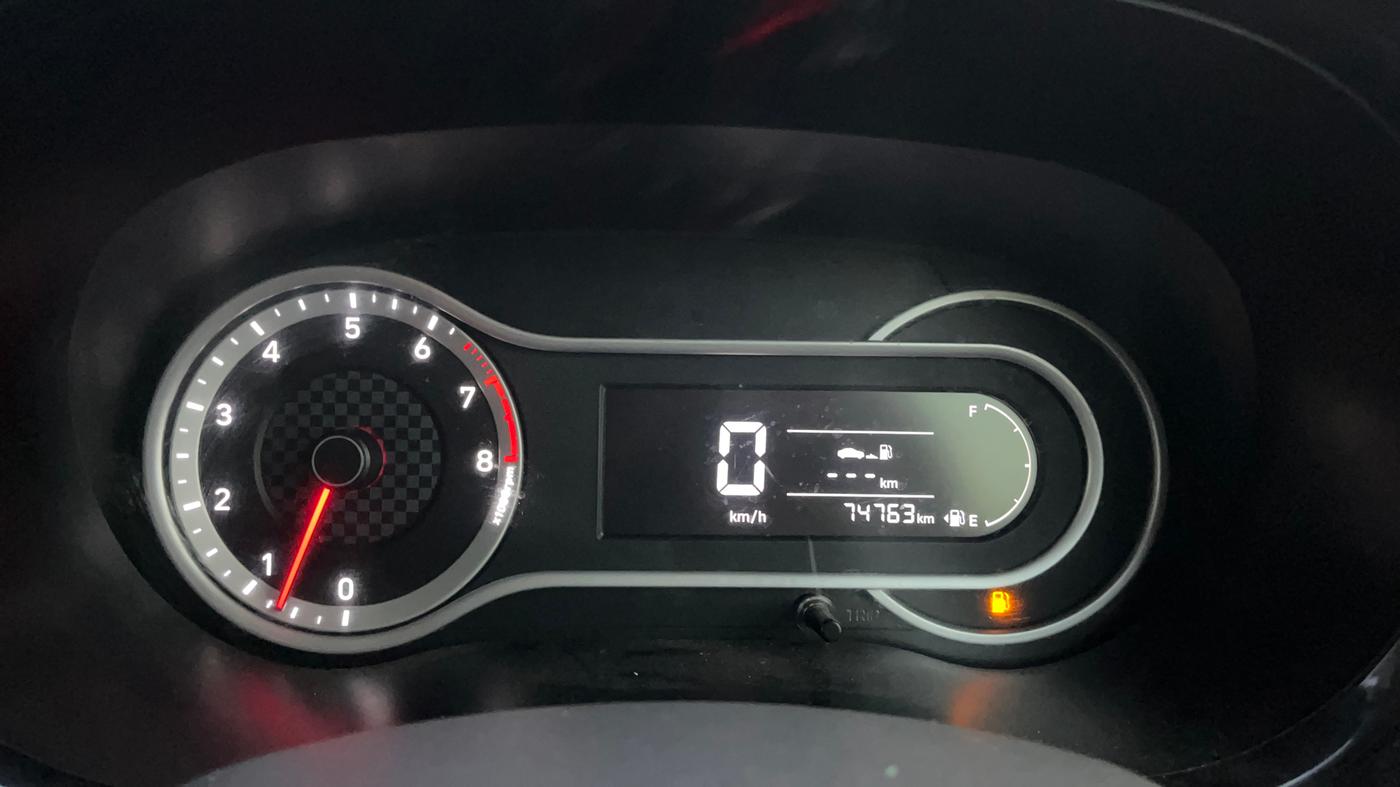 2020 Hyundai AURA SX 1.2, Petrol, Manual, 74,746 km, Odometer Image