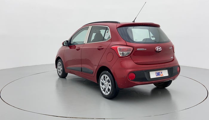 2017 Hyundai Grand i10 SPORTZ (O) 1.2 KAPPA VTVT, Petrol, Manual, 19,924 km, Left Back Diagonal
