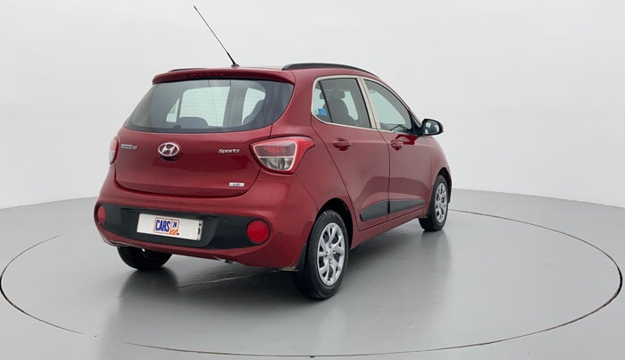 2017 Hyundai Grand i10 SPORTZ (O) 1.2 KAPPA VTVT, Petrol, Manual, 19,924 km, Right Back Diagonal