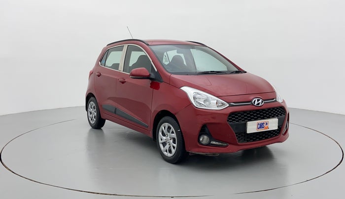 2017 Hyundai Grand i10 SPORTZ (O) 1.2 KAPPA VTVT, Petrol, Manual, 19,924 km, Right Front Diagonal