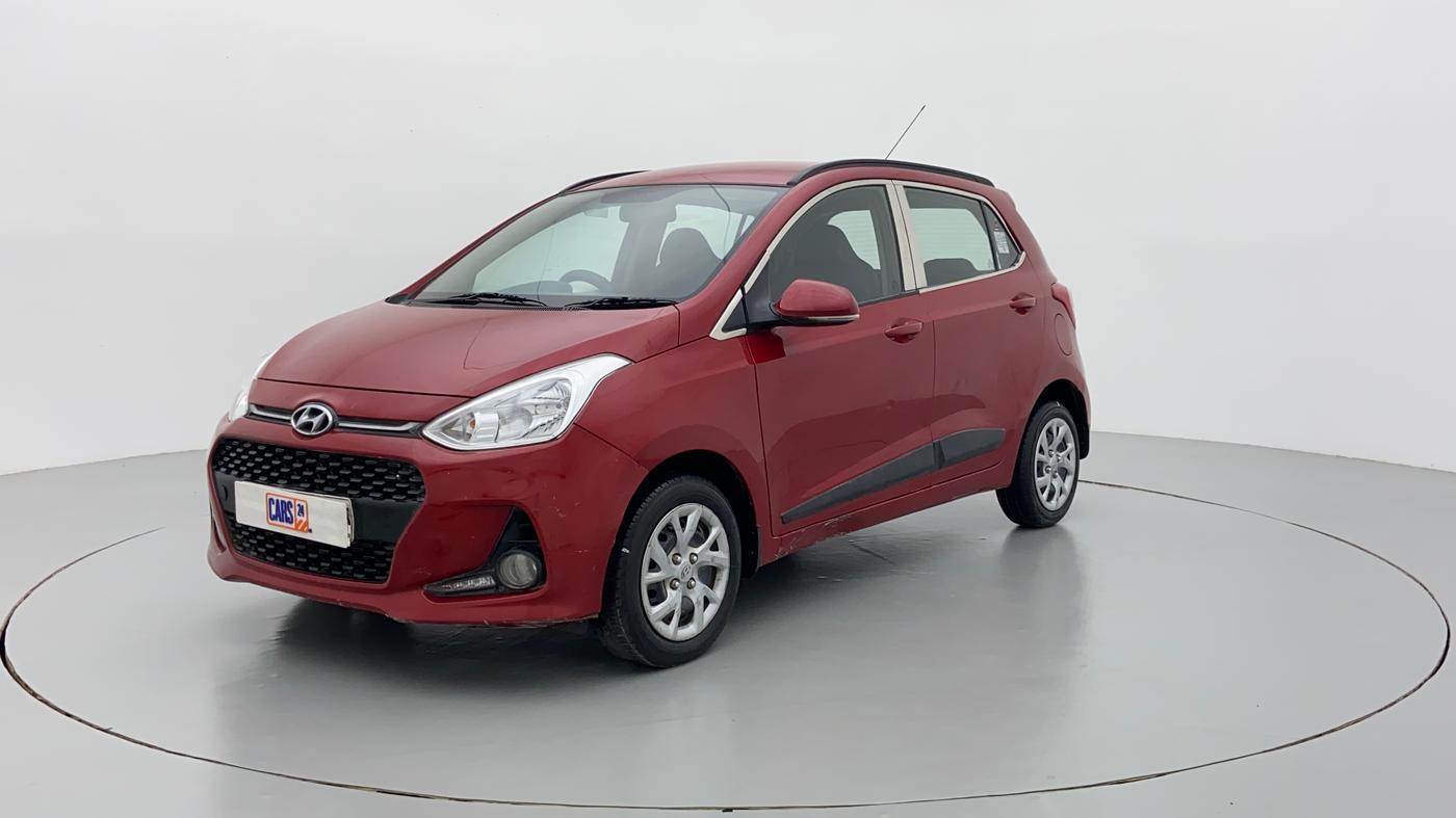 2017 Hyundai Grand i10 SPORTZ (O) 1.2 KAPPA VTVT, Petrol, Manual, 19,924 km, Left Front Diagonal