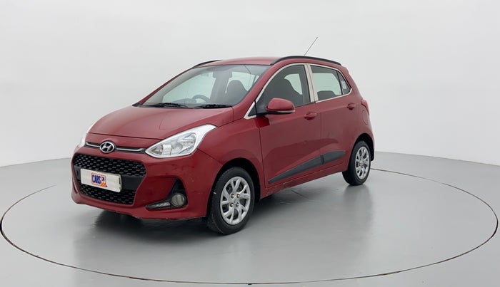 2017 Hyundai Grand i10 SPORTZ (O) 1.2 KAPPA VTVT, Petrol, Manual, 19,924 km, Left Front Diagonal