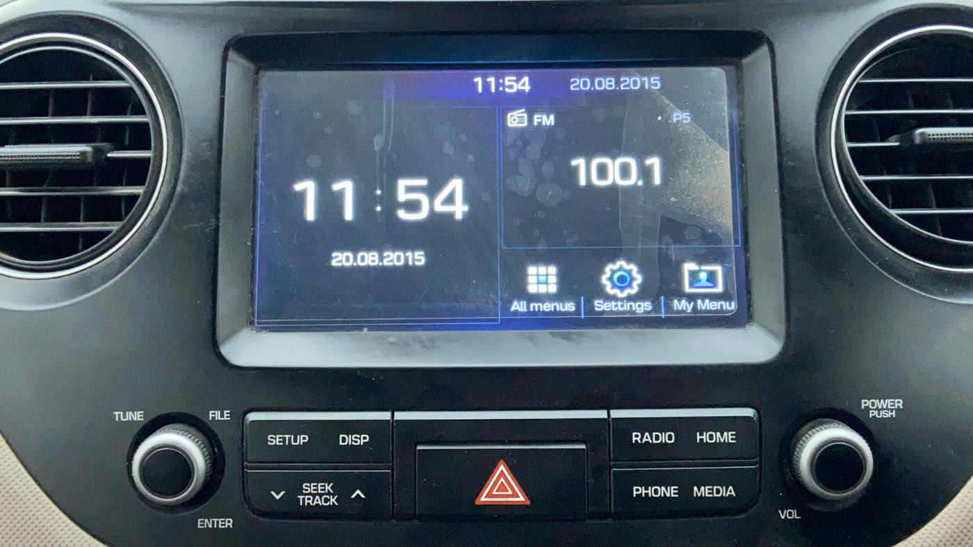 2017 Hyundai Grand i10 SPORTZ (O) 1.2 KAPPA VTVT, Petrol, Manual, 19,924 km, Infotainment System