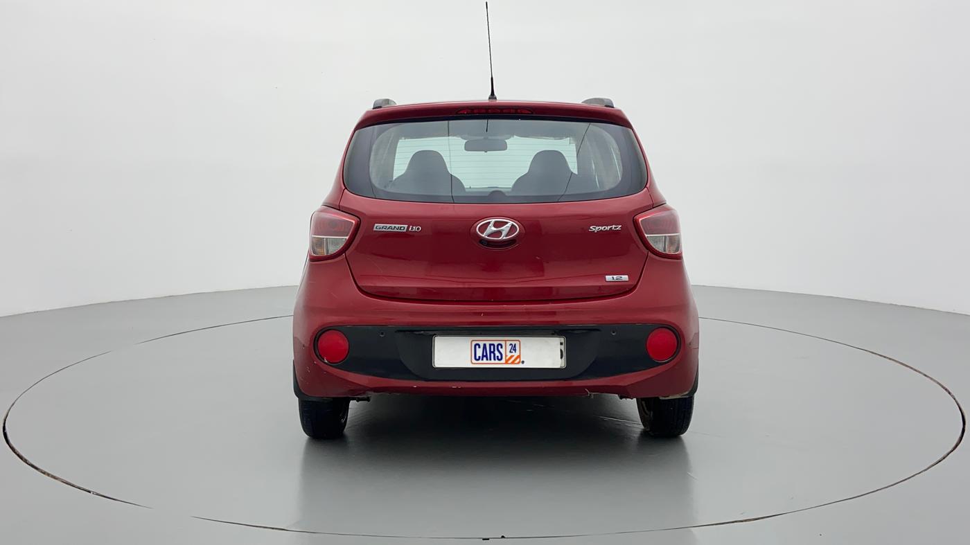 2017 Hyundai Grand i10 SPORTZ (O) 1.2 KAPPA VTVT, Petrol, Manual, 19,924 km, Back/Rear