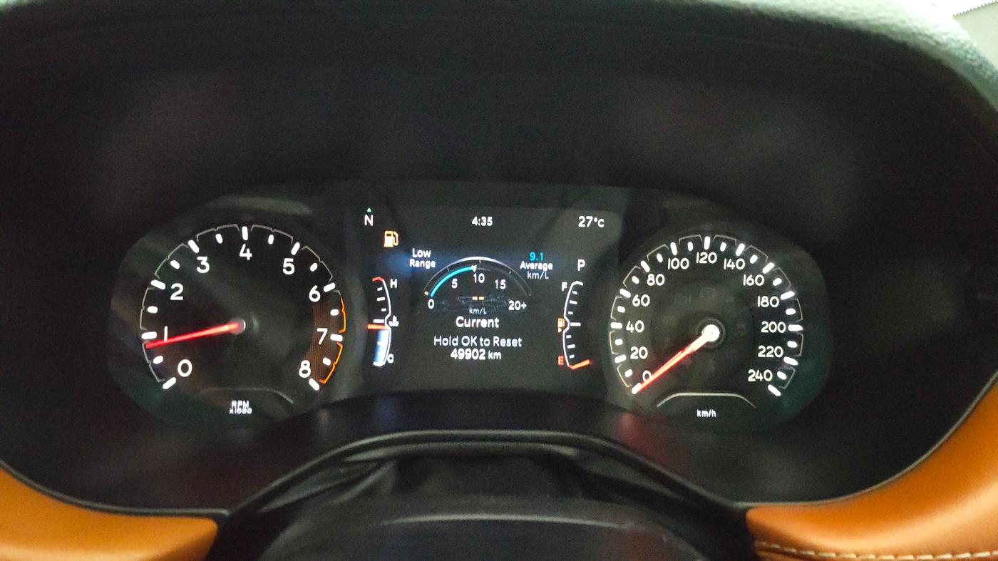2023 Jeep Compass LIMITED (O) 1.4 PETROL DCT, Petrol, Automatic, 49,877 km, Odometer Image