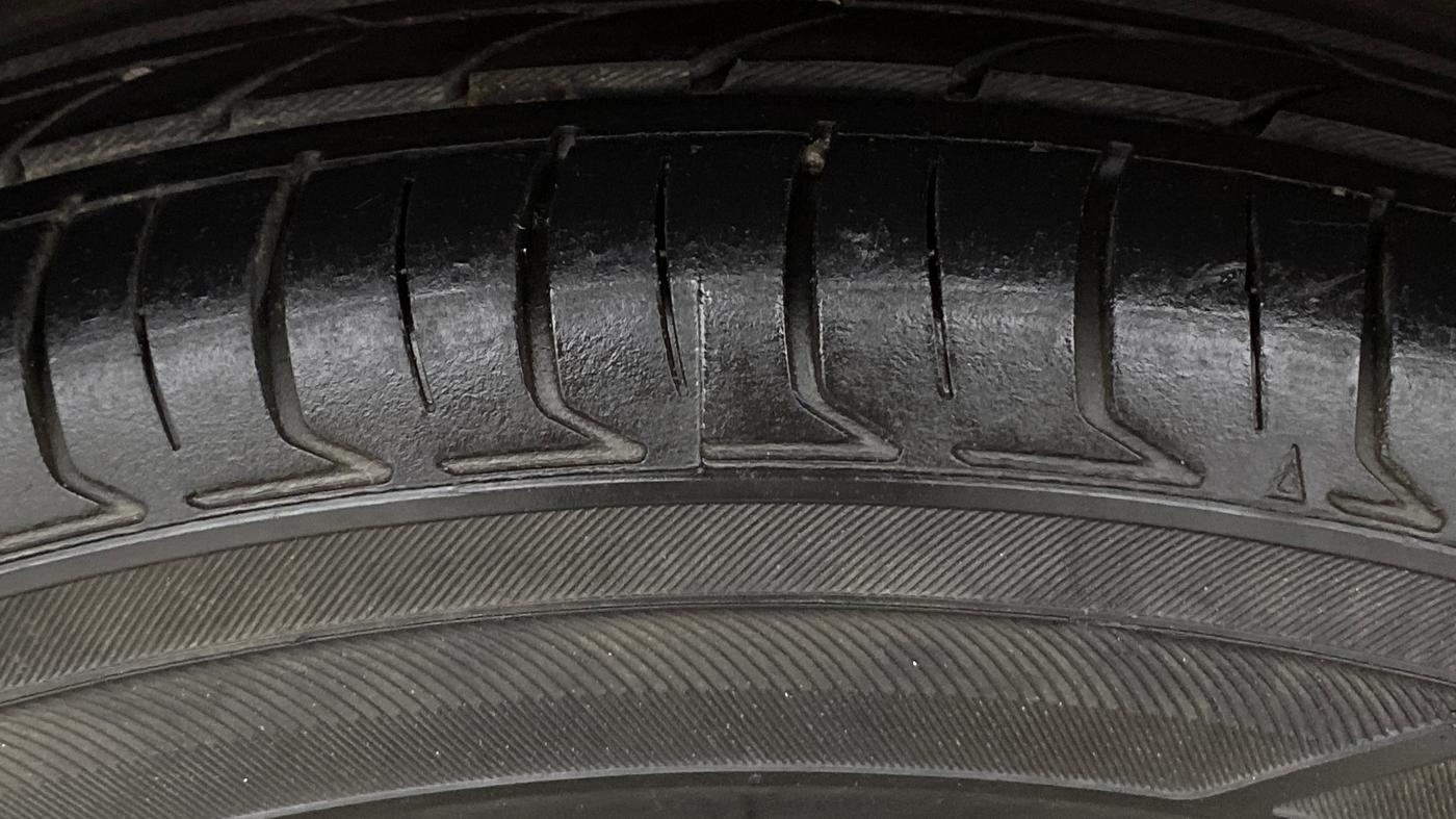 2019 Datsun Go T, Petrol, Manual, 82,279 km, Right Rear Tyre Tread