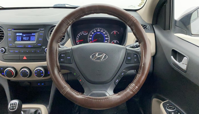 2014 Hyundai Grand i10 ASTA 1.2 KAPPA VTVT, Petrol, Manual, 38,830 km, Steering Wheel Close Up