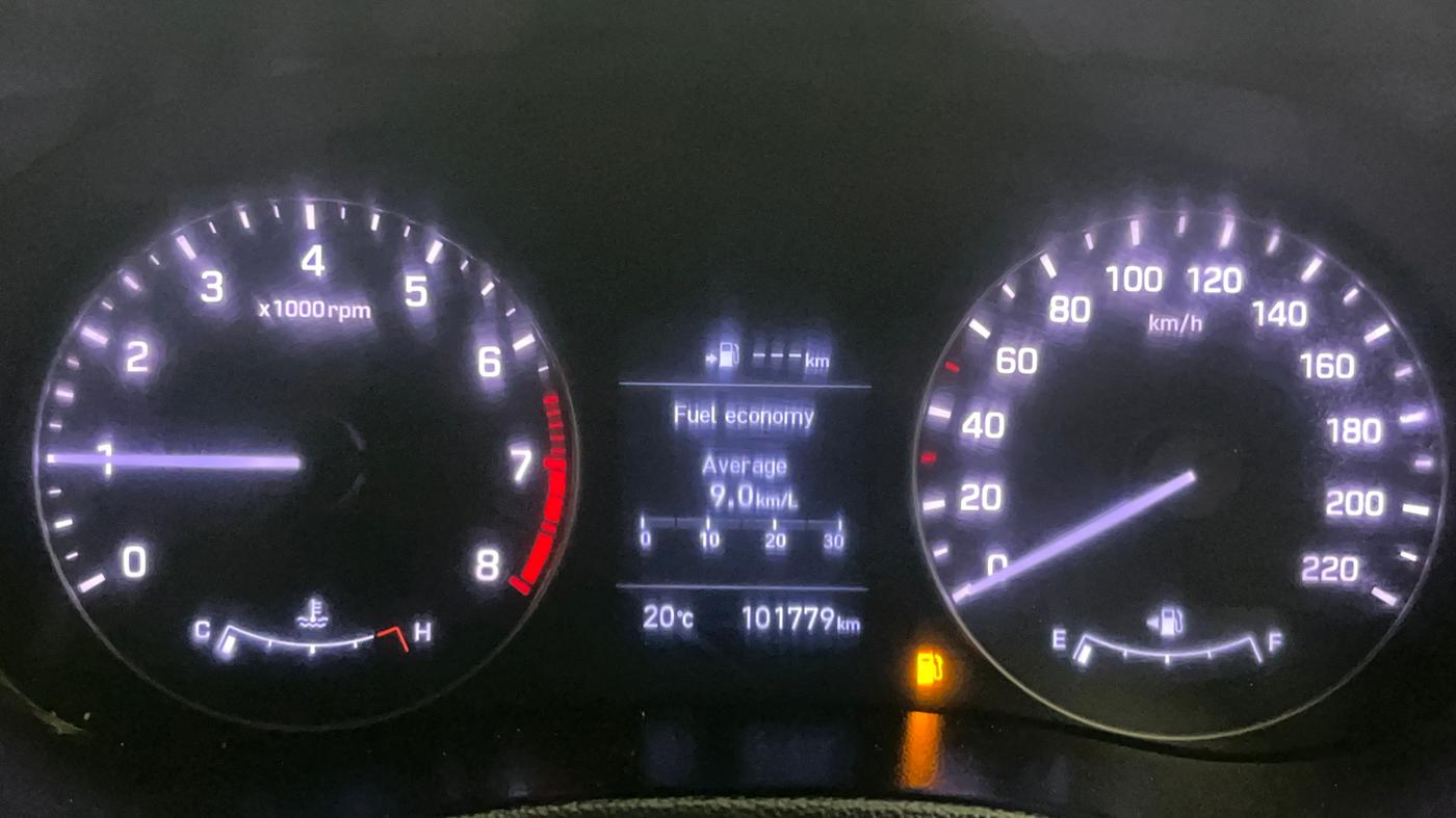 2019 Hyundai Creta SX (O) EXECUTIVE 1.6 PETROL, Petrol, Manual, 1,01,715 km, Odometer Image