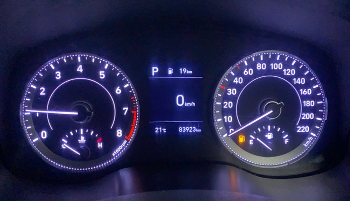 2019 Hyundai VENUE SX PLUS 1.0 TURBO DCT, Petrol, Automatic, 83,923 km, Odometer Image