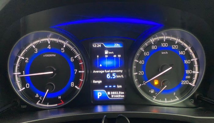 2016 Maruti Baleno ZETA CVT PETROL 1.2, Petrol, Automatic, 91,417 km, Odometer Image