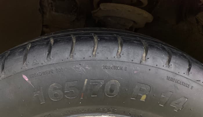 2014 Hyundai Xcent S (O) 1.2, Petrol, Manual, 51,492 km, Left Front Tyre Tread
