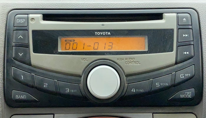 2011 Toyota Etios V, Petrol, Manual, 1,06,052 km, Infotainment System