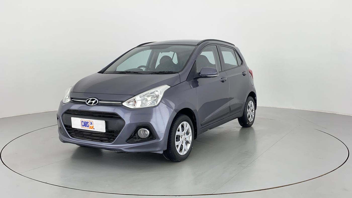 2016 Hyundai Grand i10 SPORTZ 1.2 KAPPA VTVT, Petrol, Manual, 22,198 km, Left Front Diagonal
