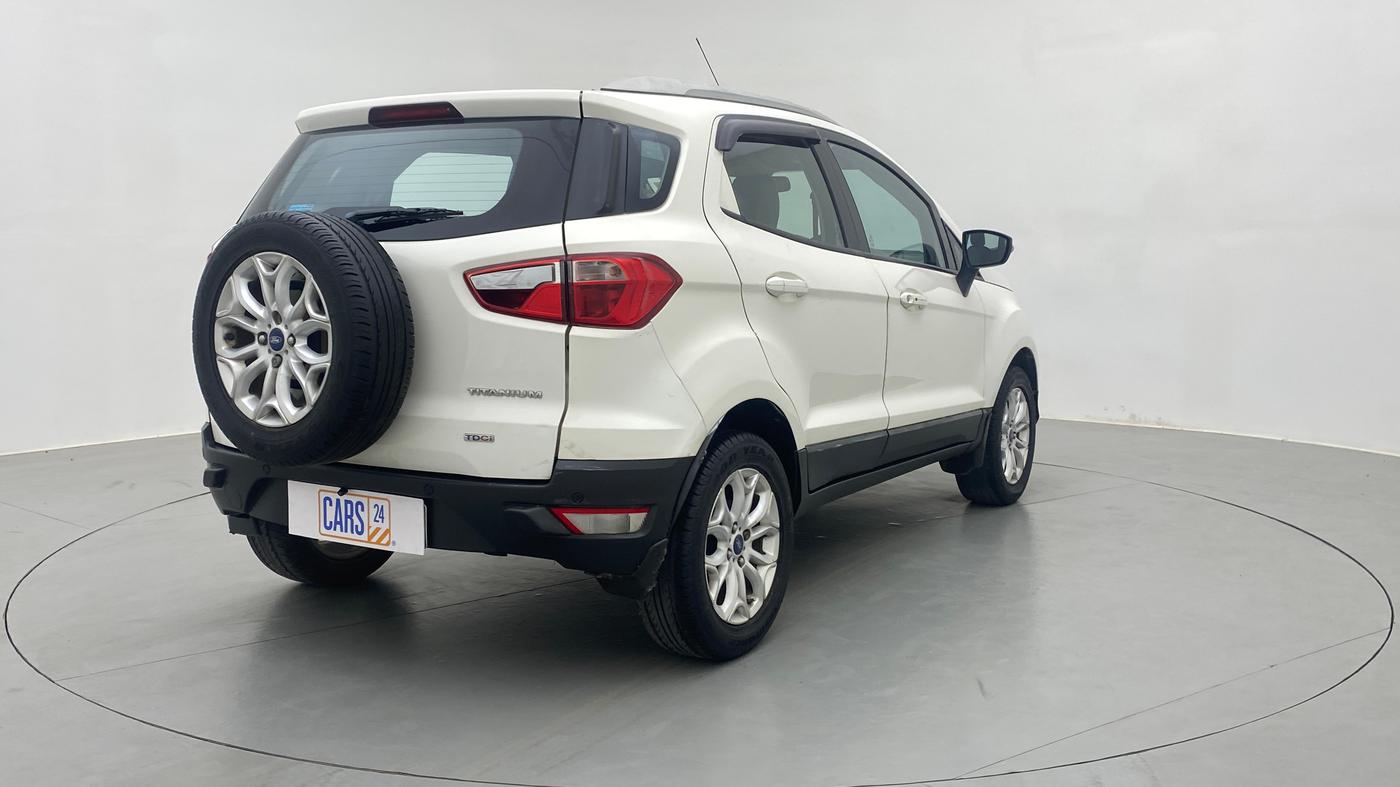 2017 Ford Ecosport 1.5TITANIUM TDCI, Diesel, Manual, 63,016 km, Right Back Diagonal