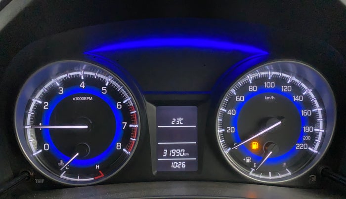 2016 Maruti Baleno DELTA PETROL 1.2, Petrol, Manual, 31,989 km, Odometer Image