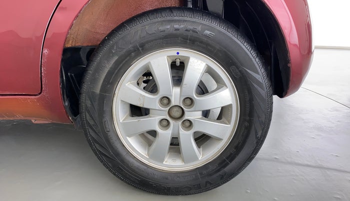 2009 Maruti Ritz ZXI, Petrol, Manual, 56,985 km, Left Rear Wheel