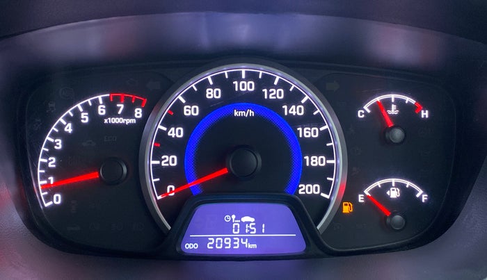 2018 Hyundai Grand i10 MAGNA 1.2 KAPPA VTVT, Petrol, Manual, 21,009 km, Odometer Image