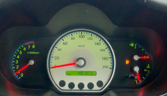 2010 Hyundai i10 SPORTZ 1.2 KAPPA2, Petrol, Manual, 48,466 km, Odometer Image