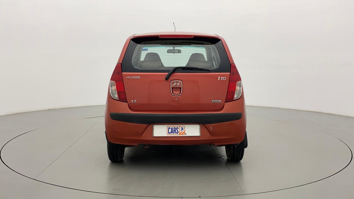2010 Hyundai i10 SPORTZ 1.2 KAPPA2, Petrol, Manual, 48,466 km, Back/Rear