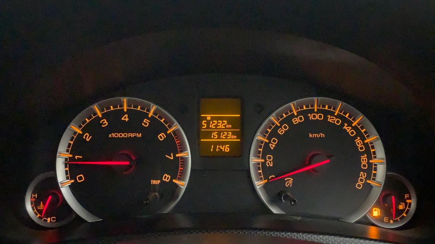 2015 Maruti Swift Dzire VXI, Petrol, Manual, 15,123 km, Odometer Image