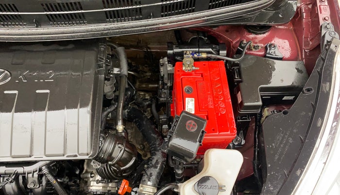 2015 Hyundai Grand i10 ASTA AT 1.2 KAPPA VTVT, Petrol, Automatic, 75,198 km, Engine View - Left