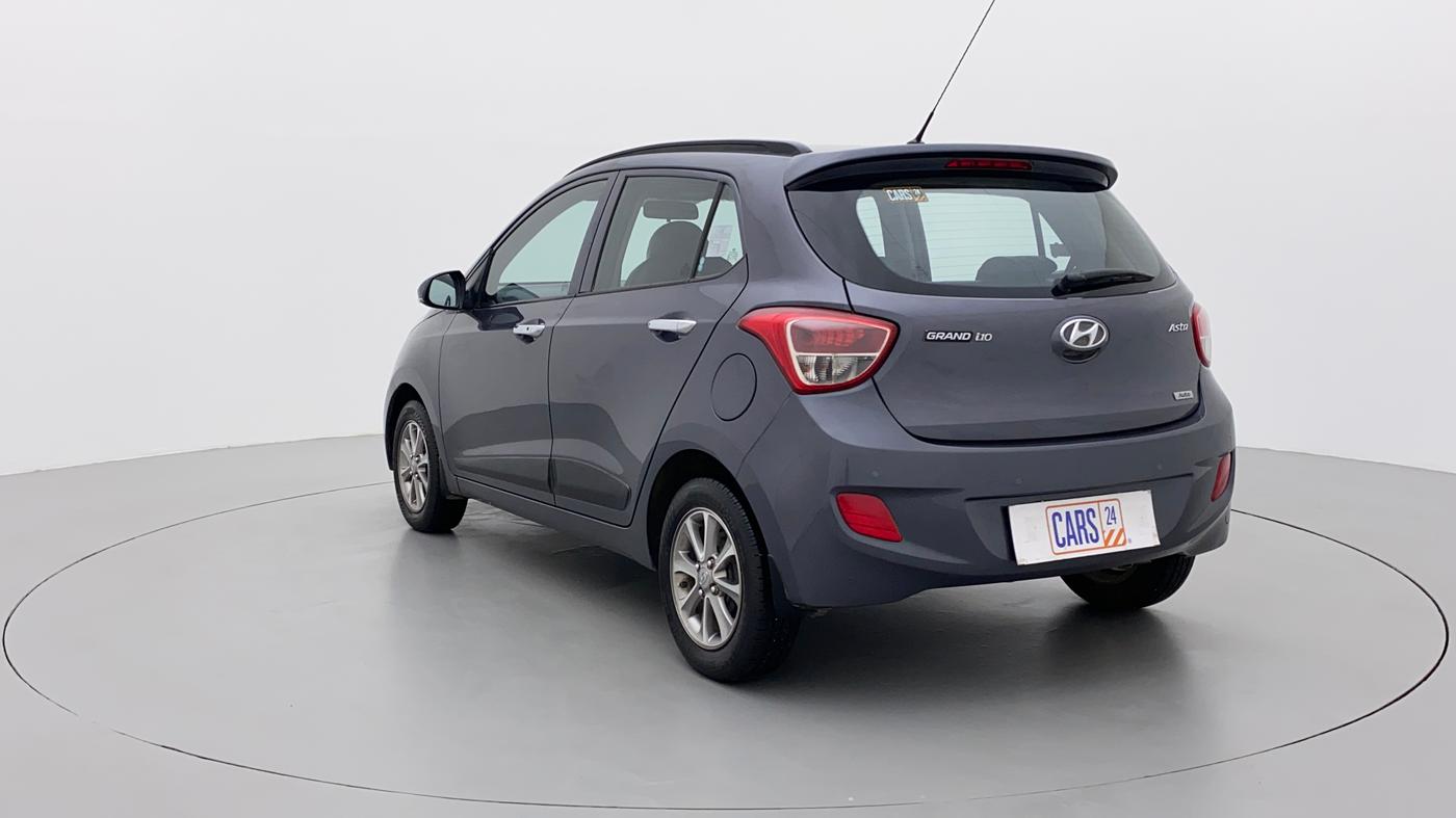 2016 Hyundai Grand i10 ASTA (O) AT 1.2 KAPPA VTVT, Petrol, Automatic, 49,483 km, Left Back Diagonal