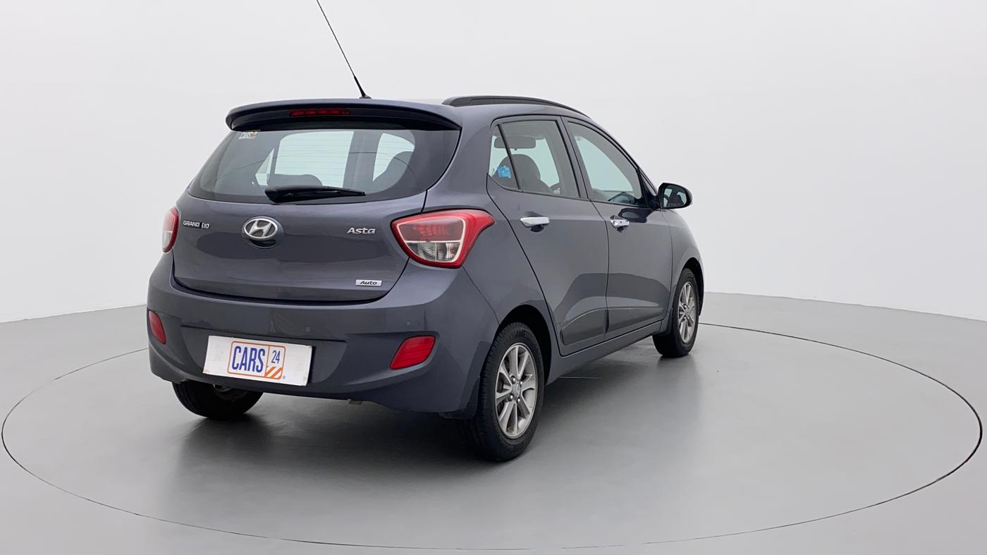 2016 Hyundai Grand i10 ASTA (O) AT 1.2 KAPPA VTVT, Petrol, Automatic, 49,483 km, Right Back Diagonal