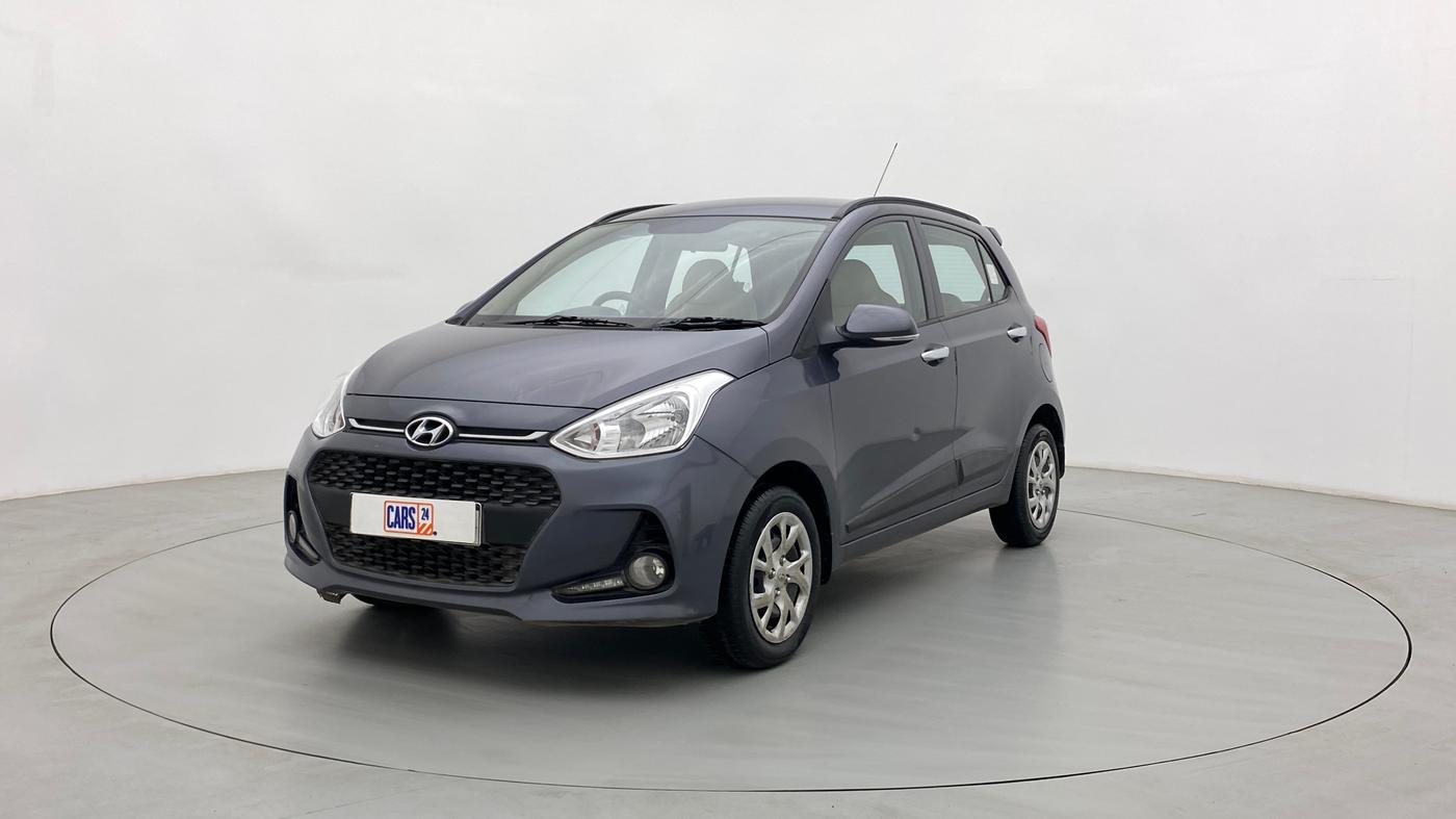 2018 Hyundai Grand i10 SPORTZ O 1.2, Petrol, Manual, 33,848 km, Left Front Diagonal