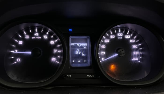 2017 Tata TIGOR XE PETROL, Petrol, Manual, 43,406 km, Odometer Image