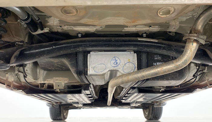 2019 Maruti Vitara Brezza ZDI+ DUAL TONE AMT, Diesel, Automatic, 11,179 km, Rear Underbody