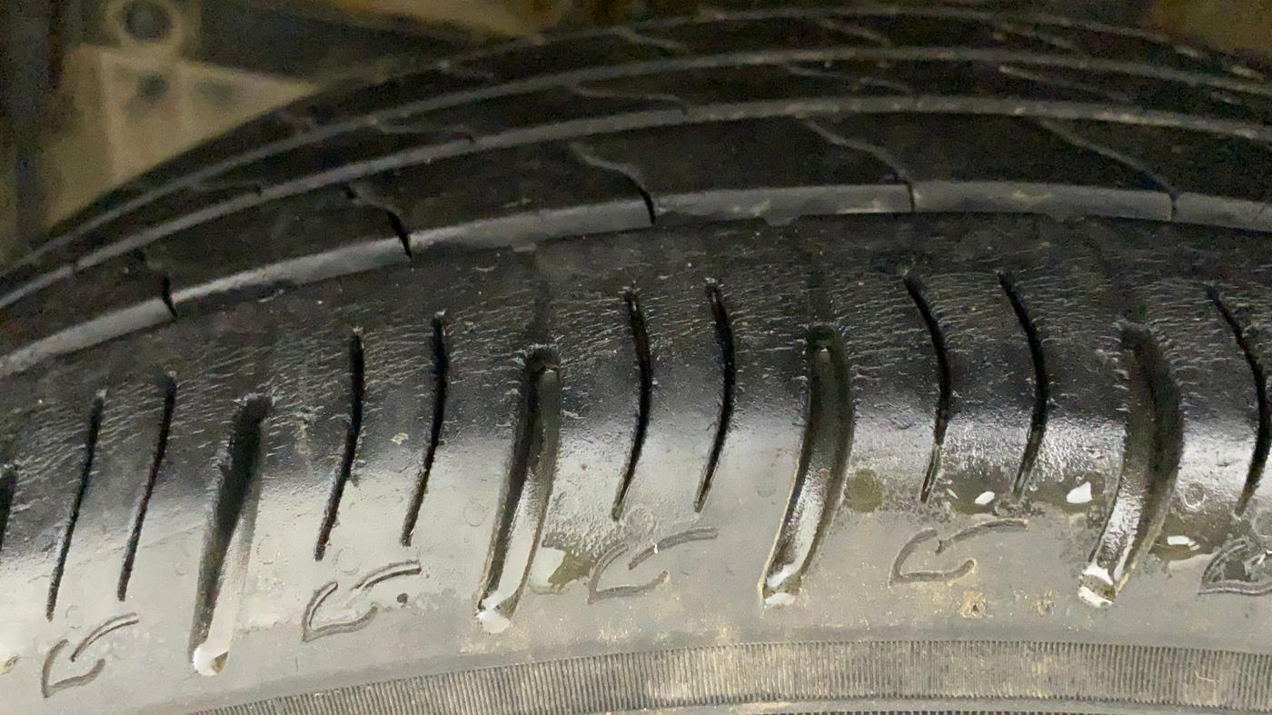 2021 Maruti Vitara Brezza VXI, Petrol, Manual, 38,967 km, Left Front Tyre Tread