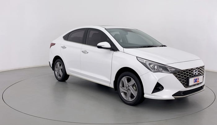 2021 Hyundai Verna SX PETROL MT, Petrol, Manual, 17,110 km, Right Front Diagonal