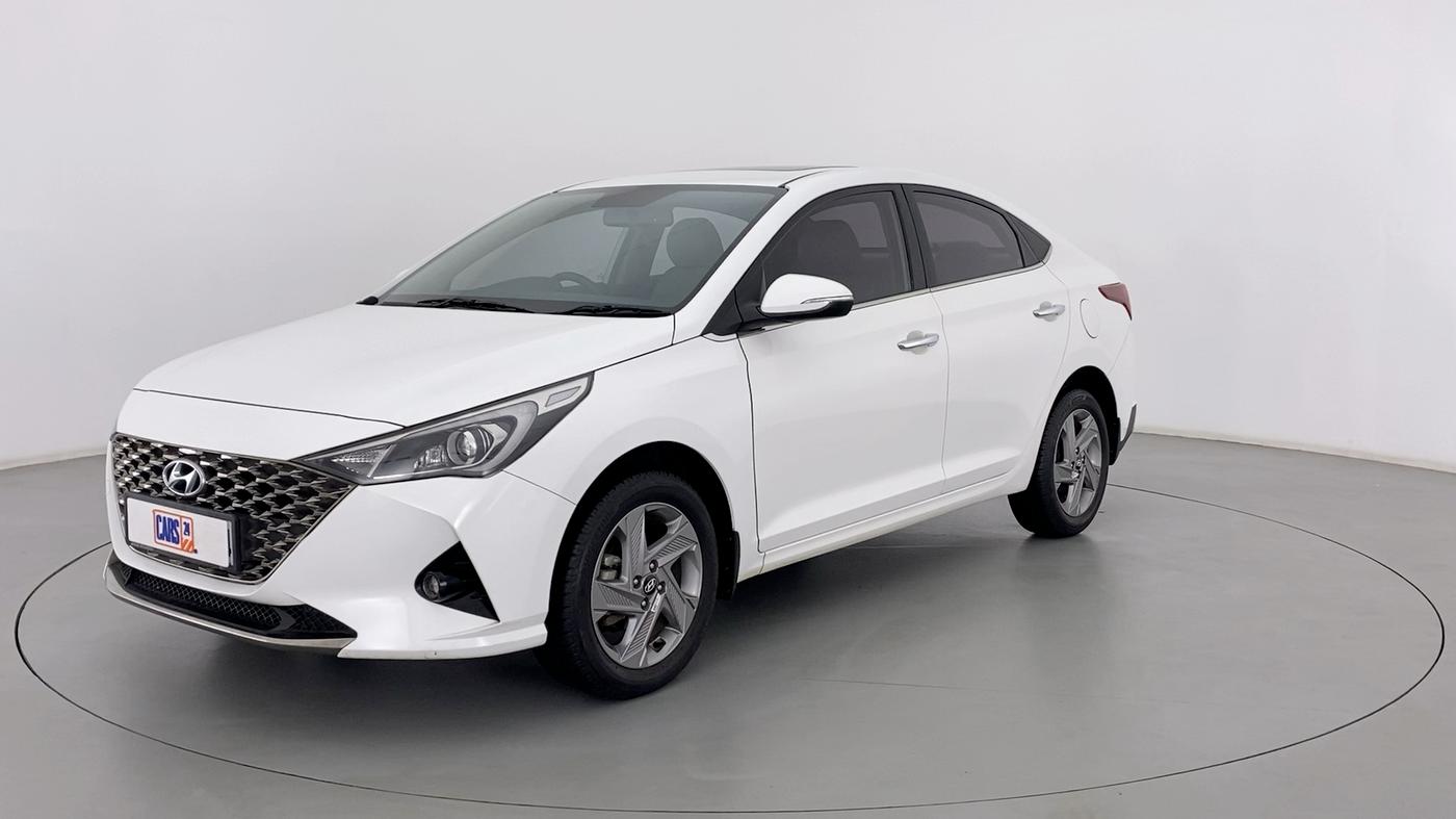 2021 Hyundai Verna SX PETROL MT, Petrol, Manual, 17,110 km, Left Front Diagonal