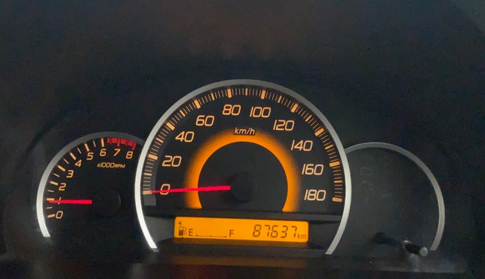 2015 Maruti Wagon R 1.0 VXI, Petrol, Manual, 87,663 km, Odometer Image