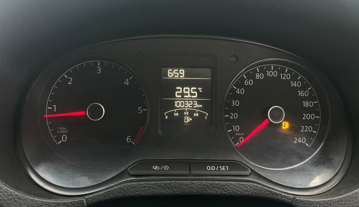2019 Volkswagen Ameo TRENDLINE 1.5L, Diesel, Manual, 1,00,303 km, Odometer Image