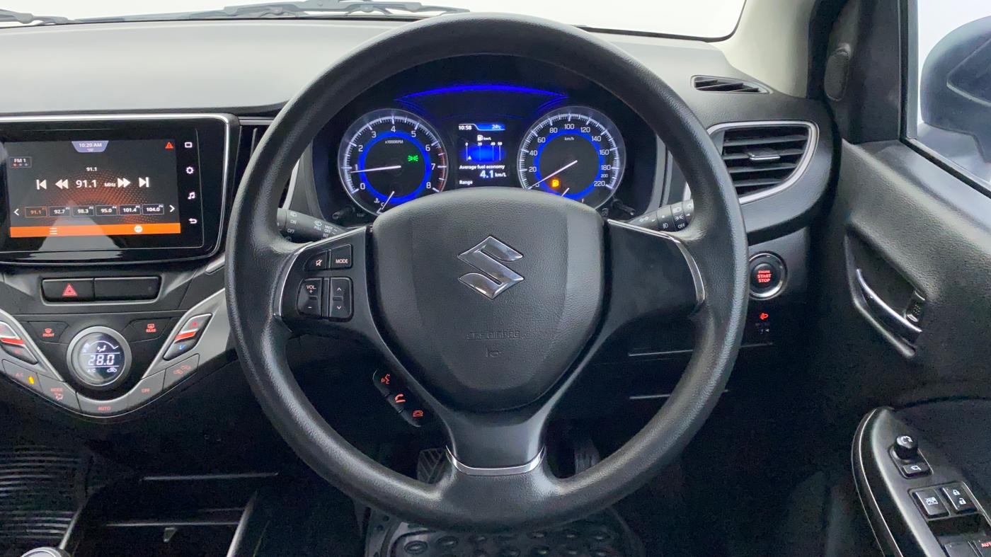 2019 Maruti Baleno ZETA PETROL 1.2, Petrol, Manual, 43,611 km, Steering Wheel Close Up