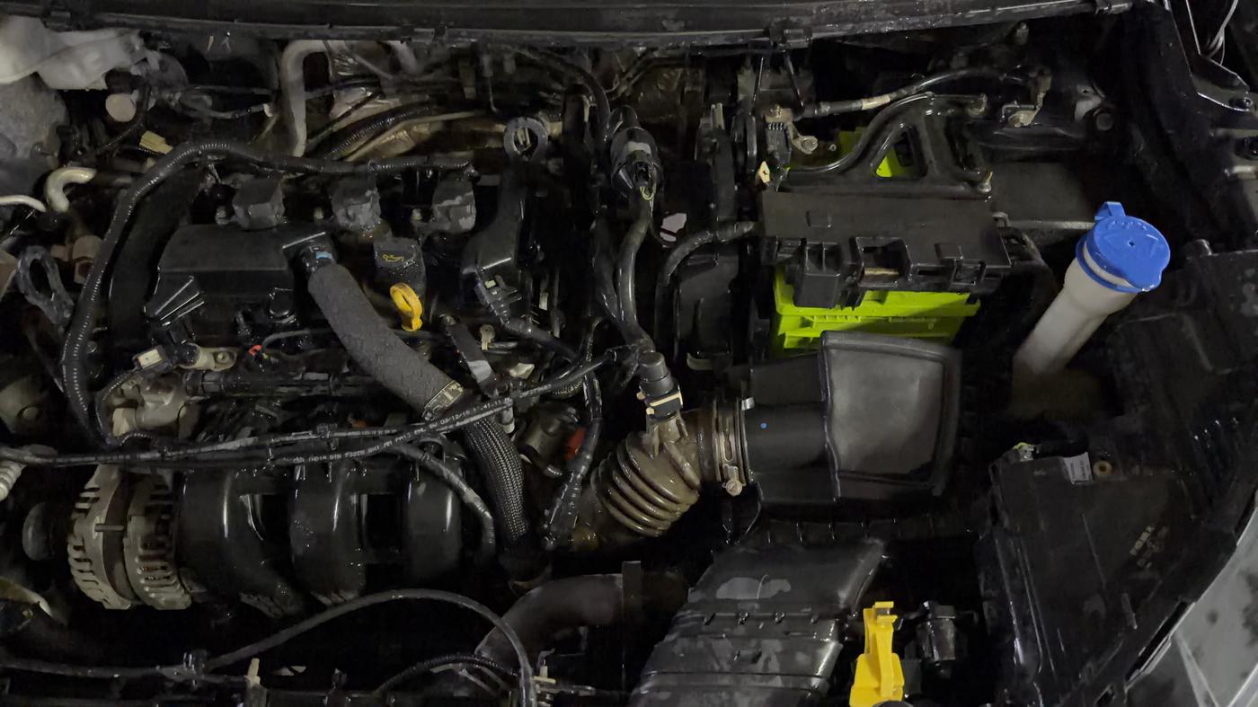 2019 Ford Ecosport TITANIUM + 1.5L PETROL AT, Petrol, Automatic, 81,766 km, Engine View - Left
