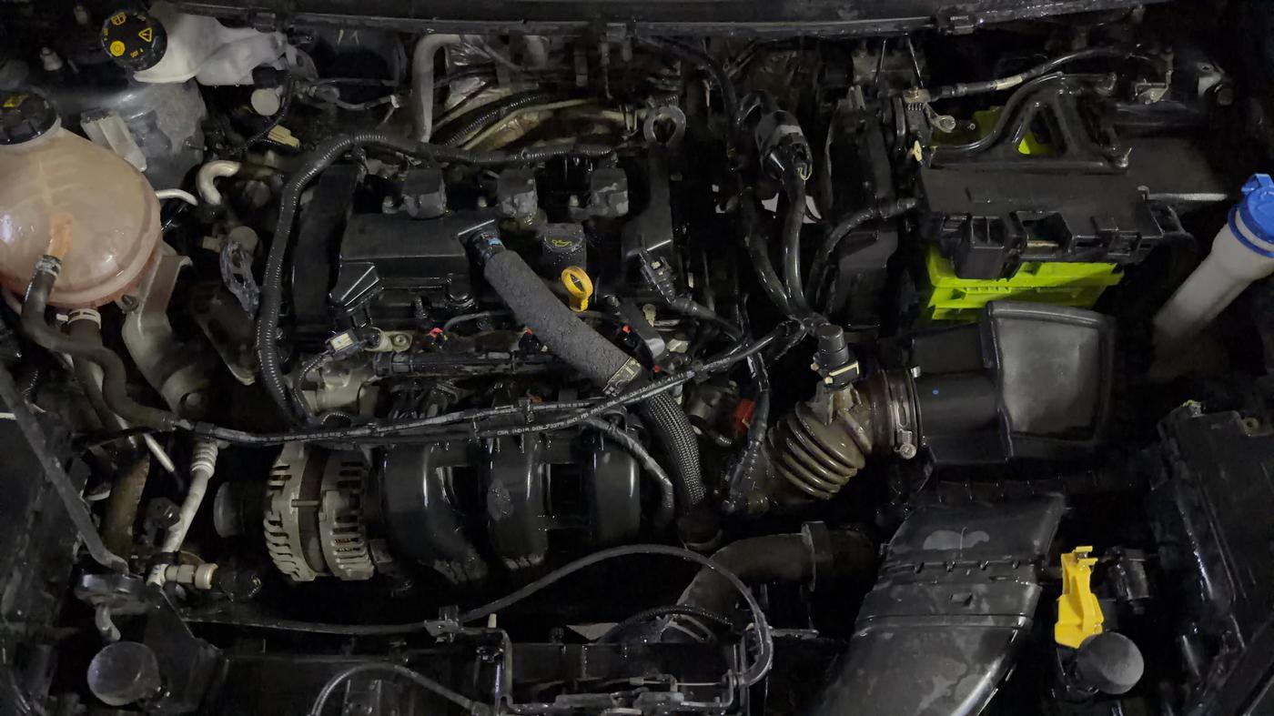 2019 Ford Ecosport TITANIUM + 1.5L PETROL AT, Petrol, Automatic, 81,766 km, Engine View