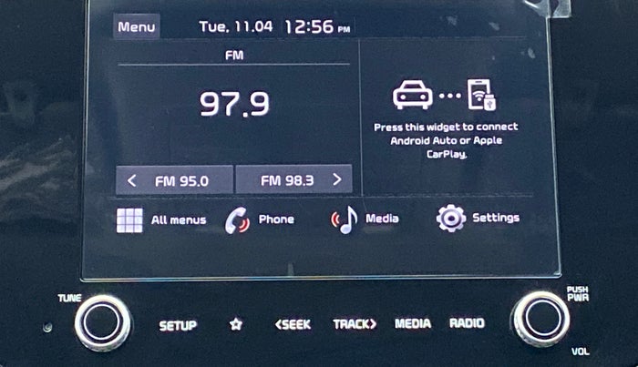 2022 KIA CARENS PRESTIGE PLUS 1.4G DCT 7STR, Petrol, Automatic, 1,486 km, Infotainment System