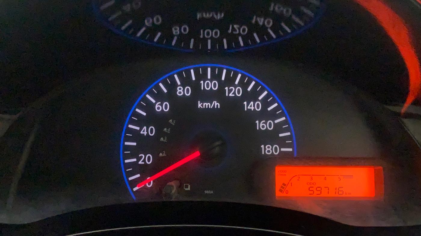 2015 Datsun Go T, Petrol, Manual, 59,716 km, Odometer Image