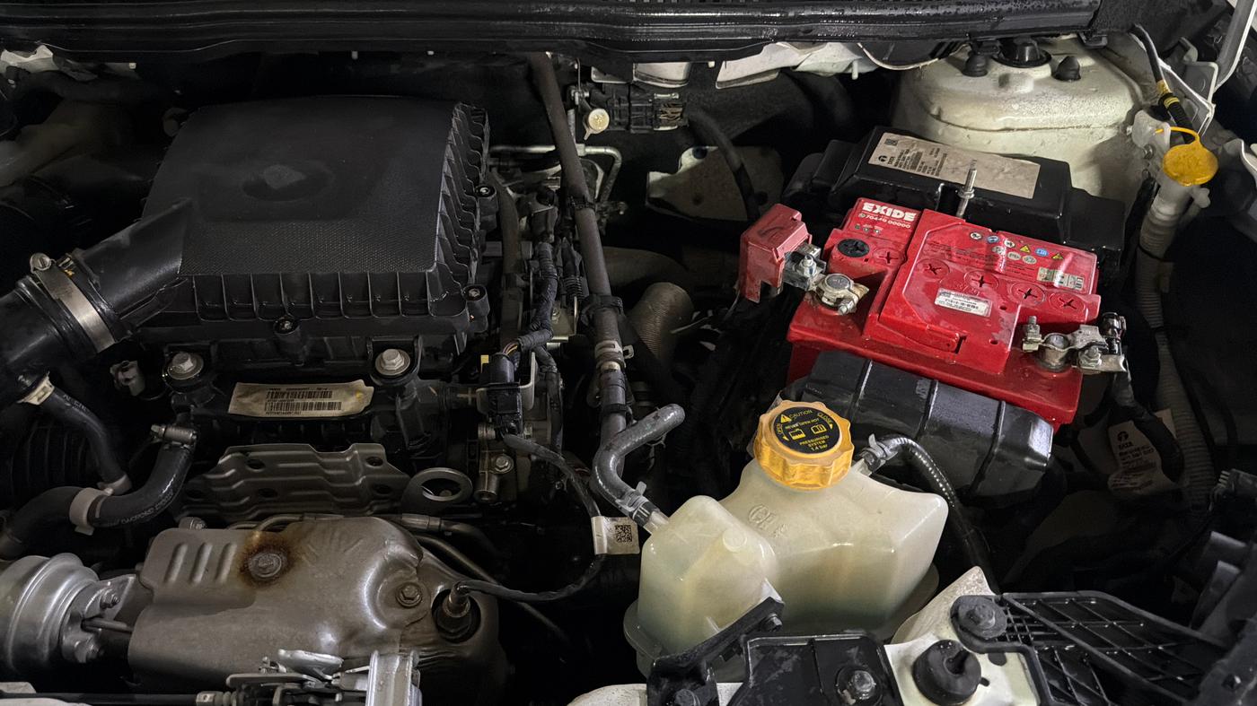2025 Tata Curvv Creative S 1.2 Petrol 7DCA, Petrol, Automatic, 24,397 km, Engine View - Left
