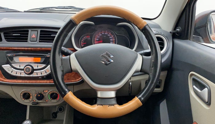 2015 Maruti Alto K10 VXI, Petrol, Manual, 38,593 km, Steering Wheel Close Up