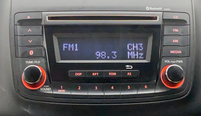 2017 Maruti Dzire VXI, Petrol, Manual, 89,533 km, Infotainment System