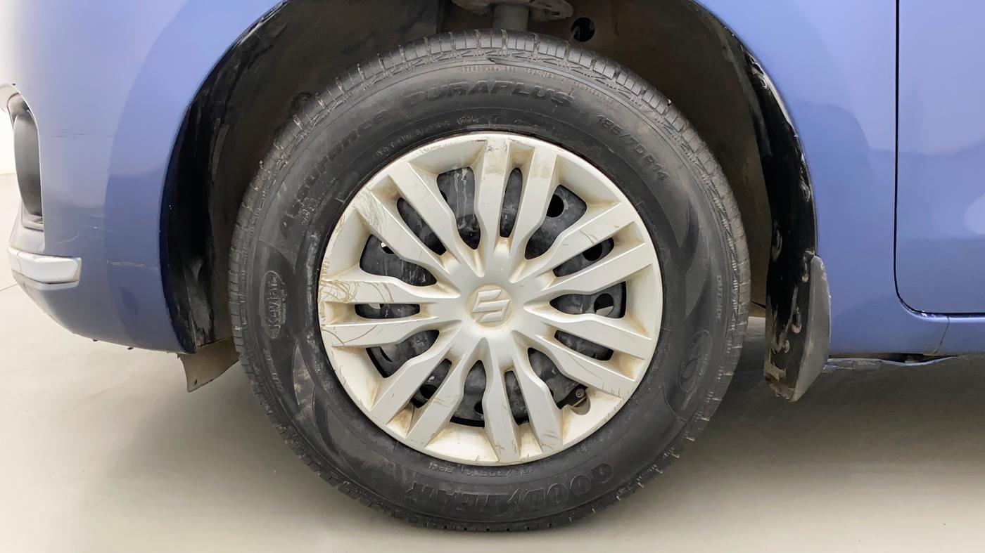 2017 Maruti Dzire VXI, Petrol, Manual, 89,533 km, Left Front Wheel